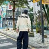 Balenciaga - Gucci Co-brand Graffiti Printed Round Neck Hoodie