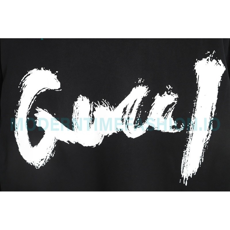 Balenciaga - Gucci Co-brand Graffiti Printed Round Neck Hoodie