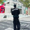 Balenciaga - Gucci Co-brand Graffiti Printed Round Neck Hoodie