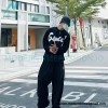 Balenciaga - Gucci Co-brand Graffiti Printed Round Neck Hoodie