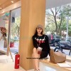 Gucci - 19FW Lightning Logo Printed Crew Neck Hoodie