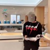Gucci - 19FW Lightning Logo Printed Crew Neck Hoodie