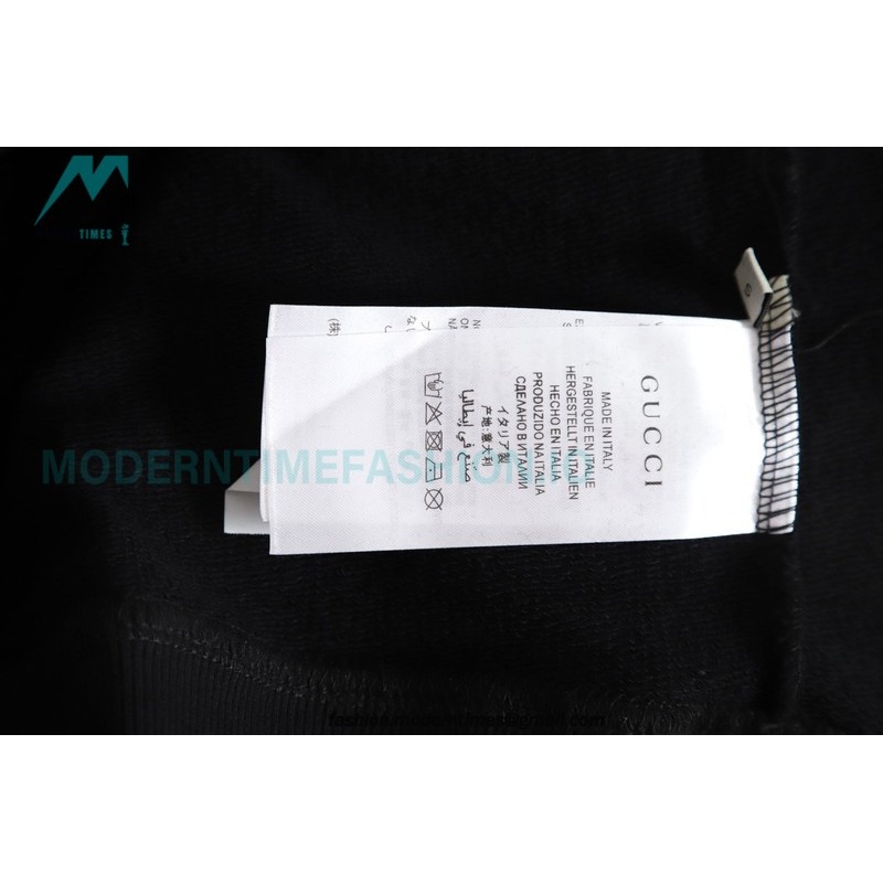 Gucci - 19FW Lightning Logo Printed Crew Neck Hoodie