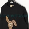 Gucci - Presbytery Bunny Applique Embroidered Crew Neck Hoodie