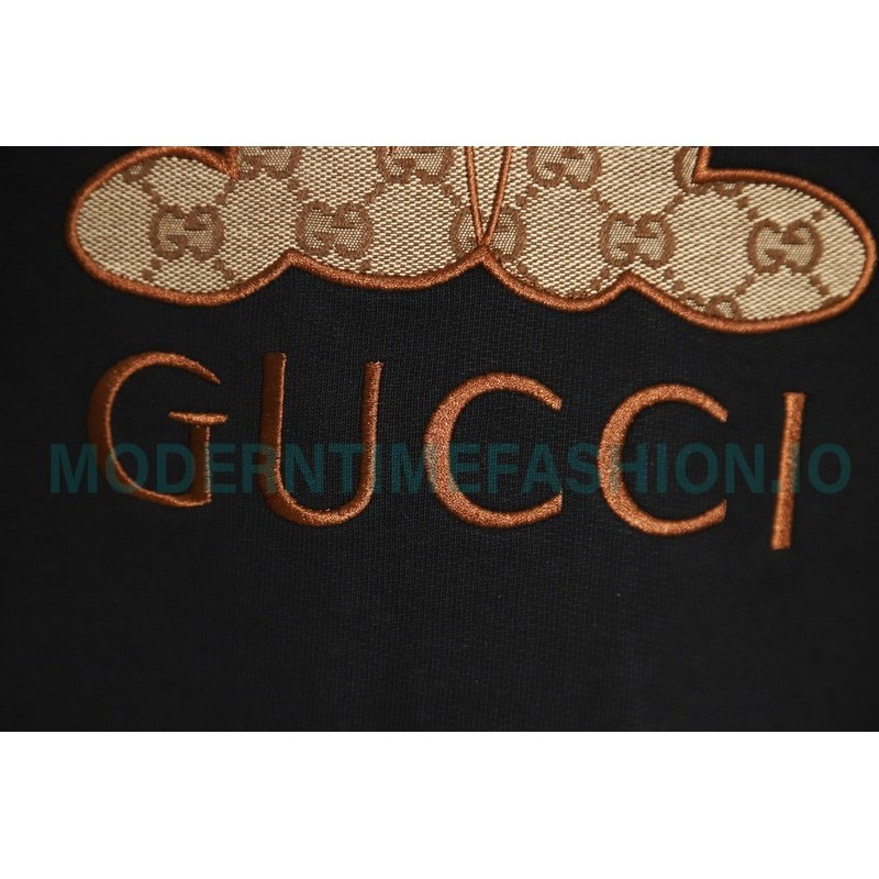Gucci - Presbytery Bunny Applique Embroidered Crew Neck Hoodie