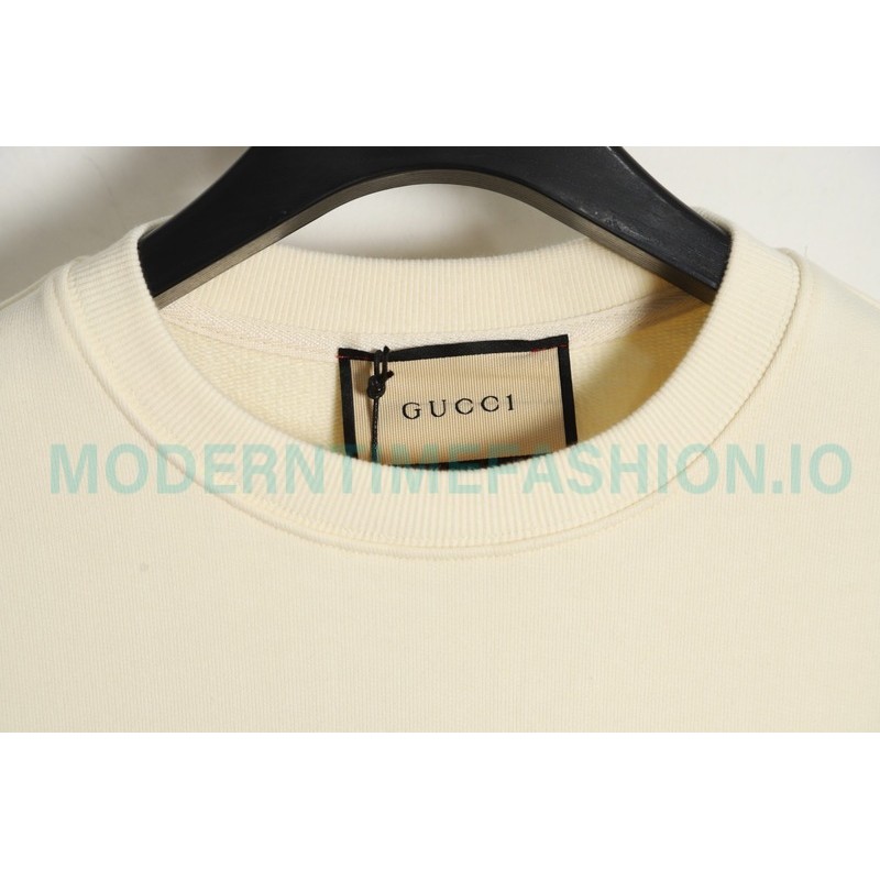 Gucci - Presbytery Bunny Applique Embroidered Crew Neck Hoodie