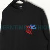 Gucci - Balenciaga Co-brand Embroidered Crewneck Hoodie On The Back