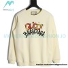 Gucci - Balenciaga Hand Painted Crew-neck Hoodie