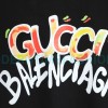Gucci - Balenciaga Hand Painted Crew-neck Hoodie