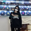 Gucci - Balenciaga Hand Painted Crew-neck Hoodie