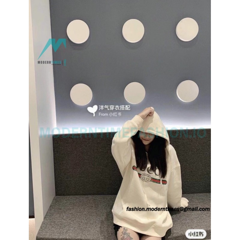 Gucci - 22Fw Classic Belt Print Hoodie