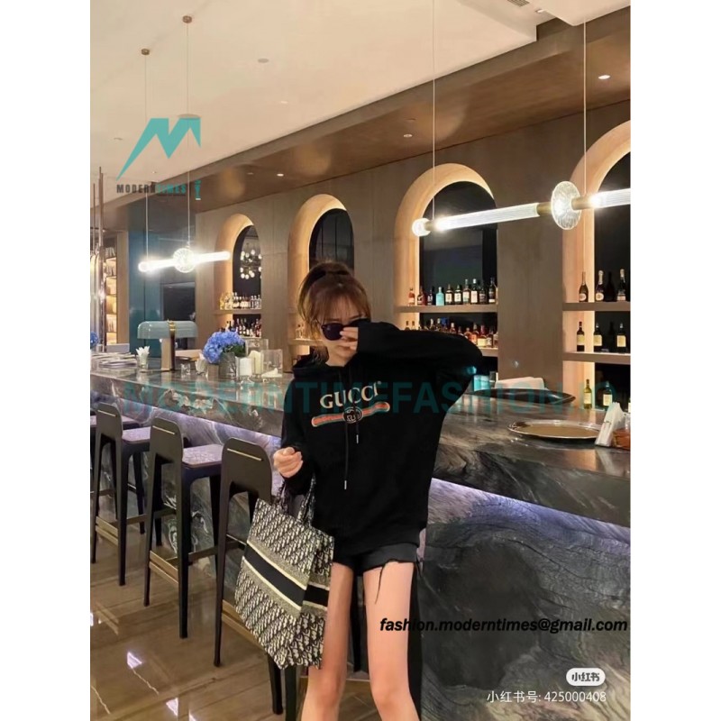 Gucci - 22Fw Classic Belt Print Hoodie