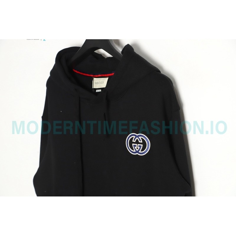 Gucci - 23FW Double G Embroidered Logo Hoodie