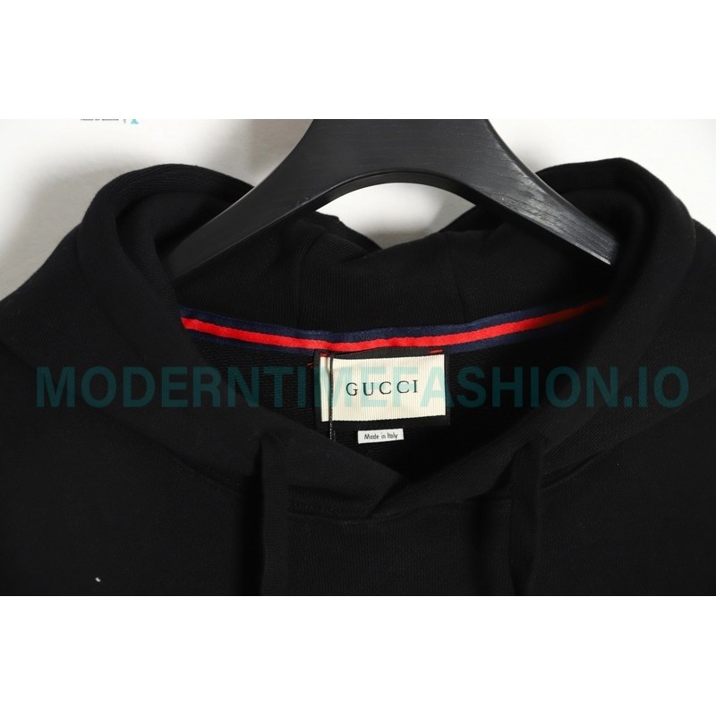 Gucci - 23FW Double G Embroidered Logo Hoodie