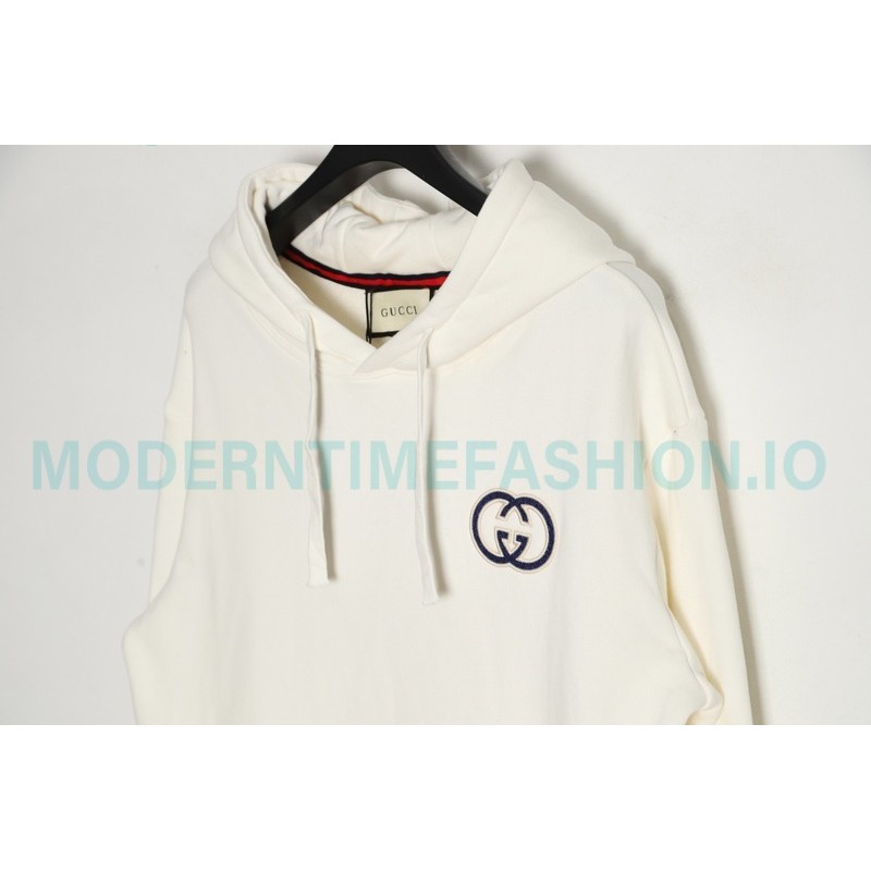 Gucci - 23FW Double G Embroidered Logo Hoodie