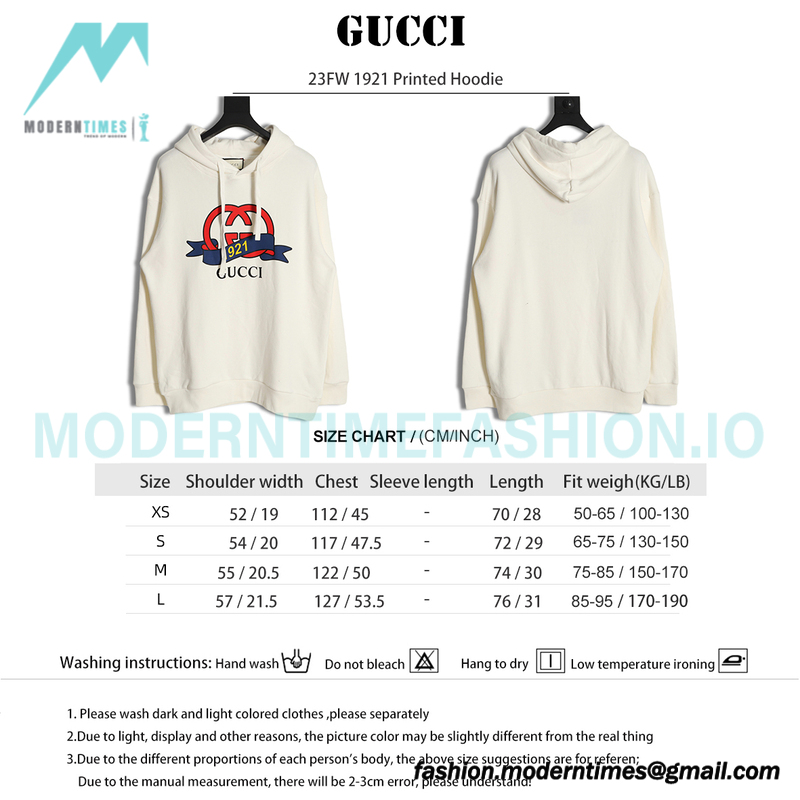 Gucci - 23FW 1921 Printed Hoodie