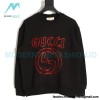 Gucci - 23Fw Embroidered Double G Letter Logo Round Neck Hoodie