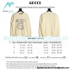 Gucci - 23Fw Embroidered Double G Letter Logo Round Neck Hoodie