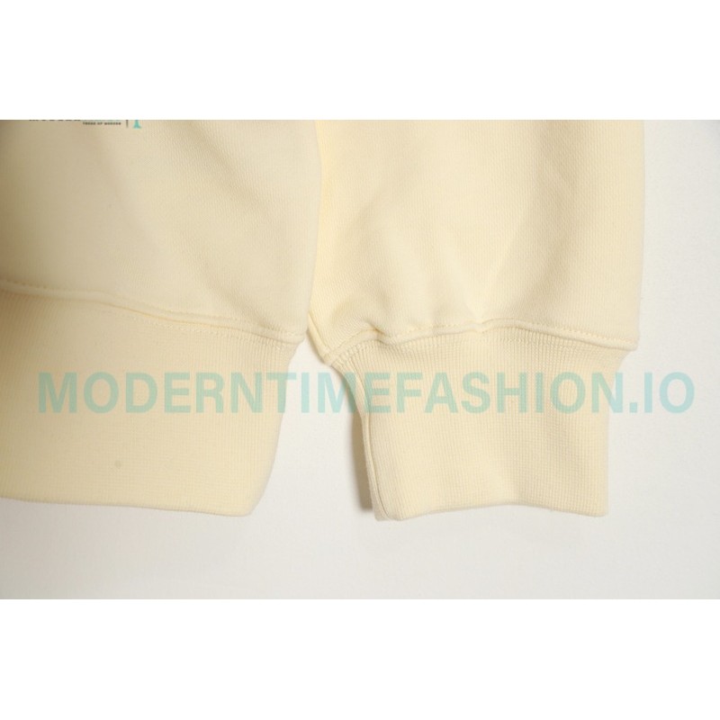 Gucci - 23Fw Embroidered Double G Letter Logo Round Neck Hoodie