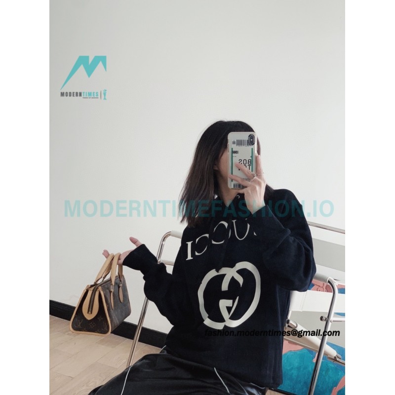 Gucci - 22Fw Double-G Interlocking Printed Hoodie