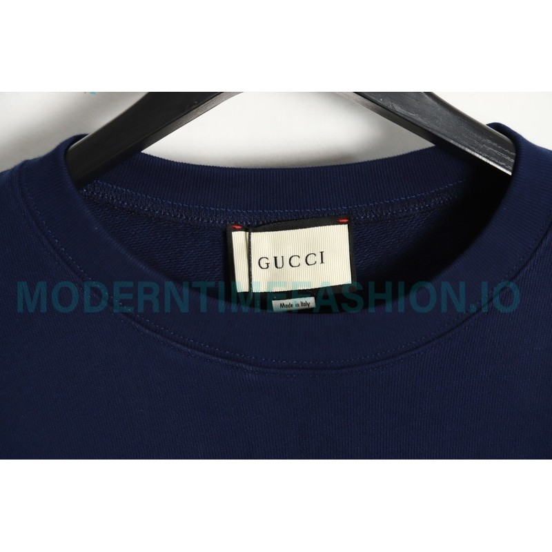 Gucci - 22FW 1921 Series Twist Belt Printed Round Neck Hoodie