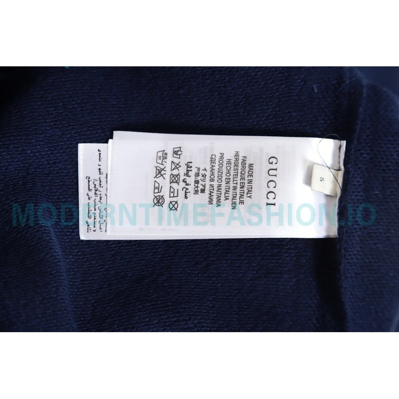 Gucci - 22FW 1921 Series Twist Belt Printed Round Neck Hoodie