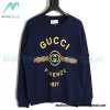 Gucci - 22FW 1921 Series Twist Belt Printed Round Neck Hoodie