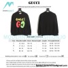 Gucci - 23FW Hand-painted Double G Print Crew Neck Hoodie