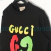 Gucci - 23FW Hand-painted Double G Print Crew Neck Hoodie