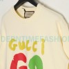 Gucci - 23FW Hand-painted Double G Print Crew Neck Hoodie