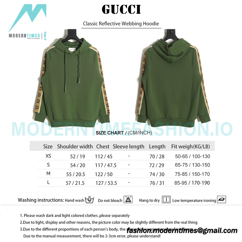 Gucci - Classic Reflective Webbing Hoodie