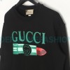 Gucci - Lipstick Printed Crew Neck Hoodie