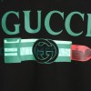 Gucci - Lipstick Printed Crew Neck Hoodie