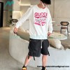 Gucci - 23FW Cassette Printed Crew Neck Hoodie
