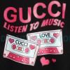 Gucci - 23FW Cassette Printed Crew Neck Hoodie