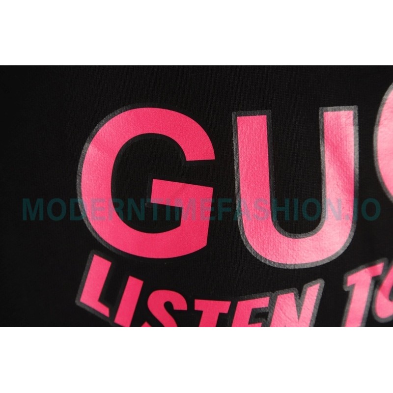 Gucci - 23FW Cassette Printed Crew Neck Hoodie