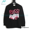 Gucci - 23FW Cassette Printed Crew Neck Hoodie