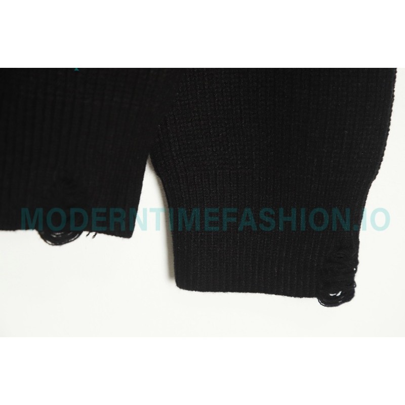 Gucci - Balenciaga 23SS Big Logo Knitted Long-sleeved Sweater