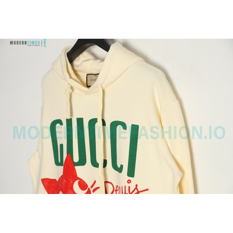 Gucci - 1921 Anniversary Cat Logo Hoodie
