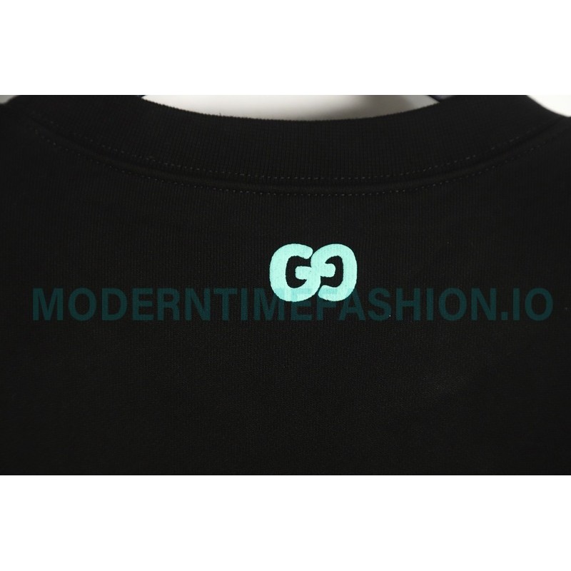 Gucci - Foam Letter Print Crew Neck Hoodie