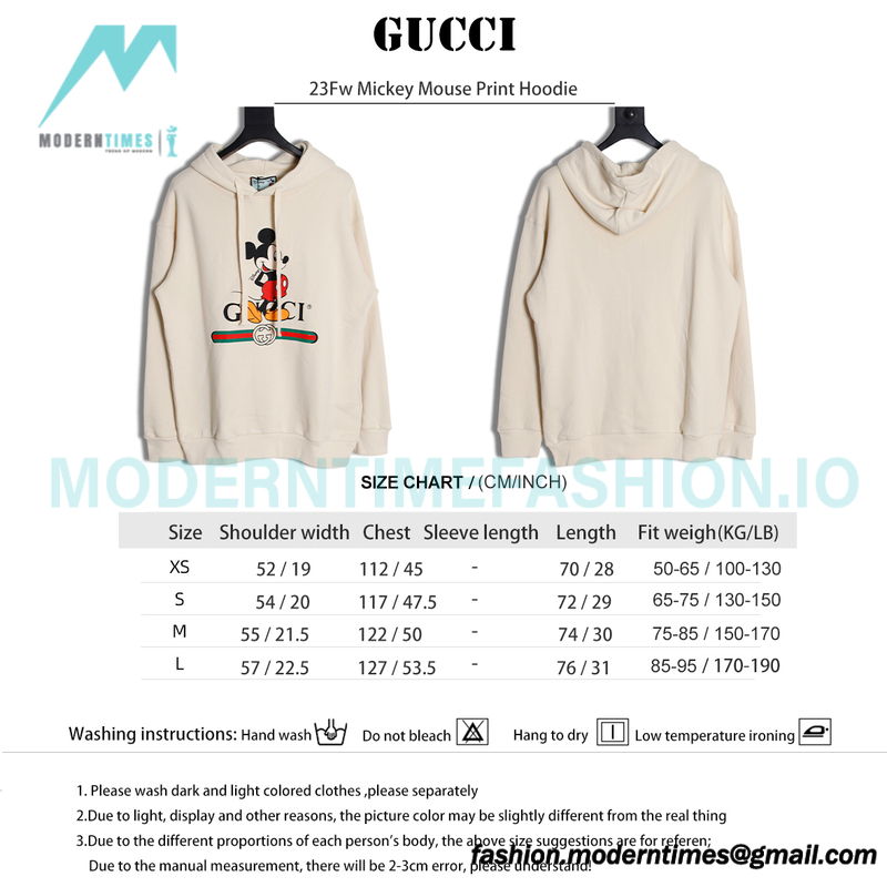 Gucci - 23Fw Mickey Mouse Print Hoodie