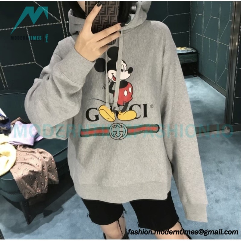 Gucci - 23Fw Mickey Mouse Print Hoodie