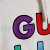 Gucci - 23FW Love You Colorful Lettered Embroidered Hoodie