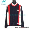 Gucci - Striped Zip-up Cardigan Coat