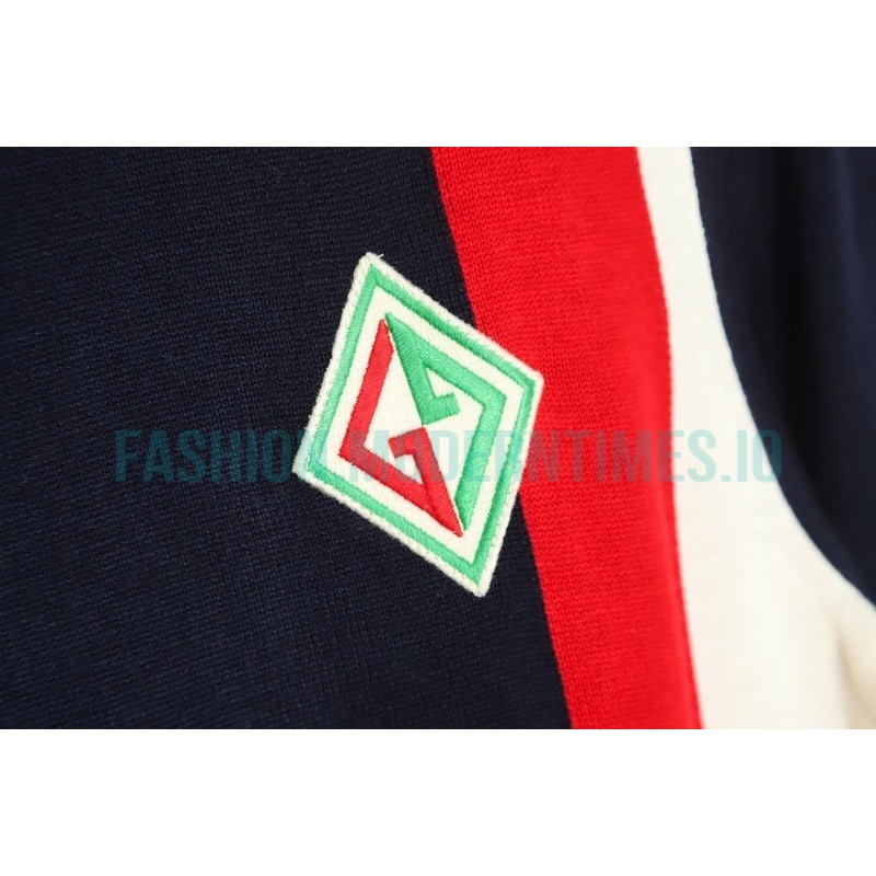 Gucci - Striped Zip-up Cardigan Coat