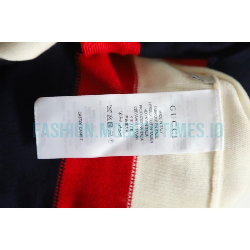Gucci - Striped Zip-up Cardigan Coat