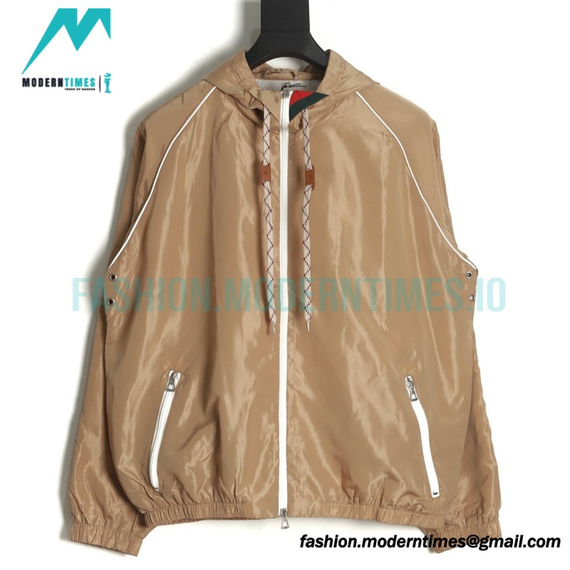 Gucci - 22FW Line Zipper Pocket Hooded Jacket 