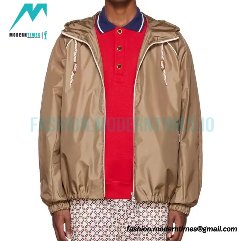 Gucci - 22FW Line Zipper Pocket Hooded Jacket 