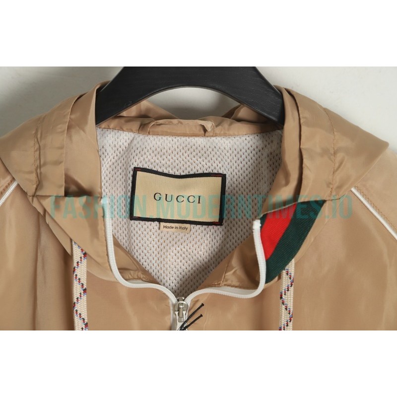 Gucci - 22FW Line Zipper Pocket Hooded Jacket 