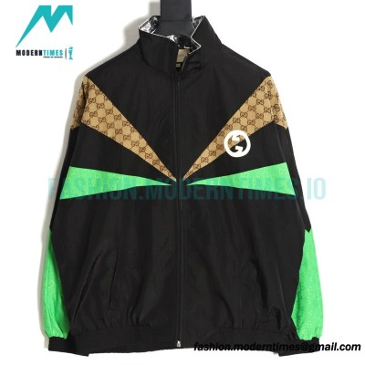 Gucci - Color Contrast Patchwork Presbytery Casual Sports Suit Coat